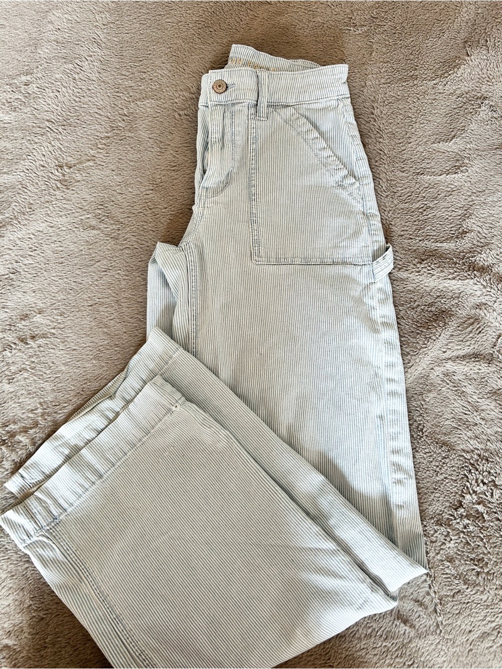American Eagle Striped Carpenter Pants